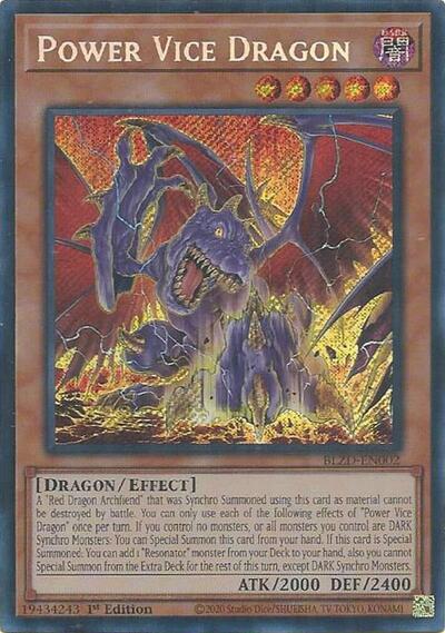 Power Vice Dragon (Secret Rare) [BLZD-EN002-SeR]