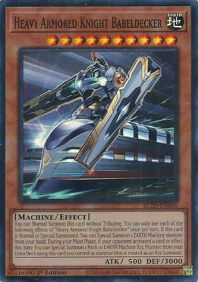 Heavy Armored Knight Babeldecker (Super Rare) [BLZD-EN006-SuR]