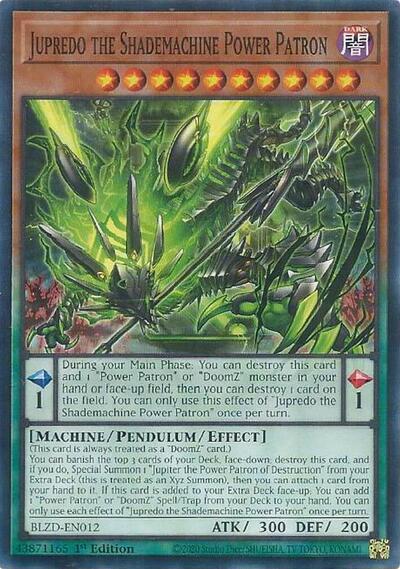 Jupredo the Shademachine Power Patron (Common) [BLZD-EN012-C]
