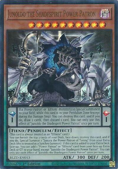 Junoldo the Shadespirit Power Patron (Ultra Rare) [BLZD-EN013-UR]