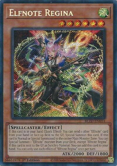 Elfnote Regina (Secret Rare) [BLZD-EN014-SeR]