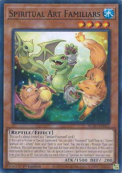 Spiritual Art Familiars (Common) [BLZD-EN022-C]