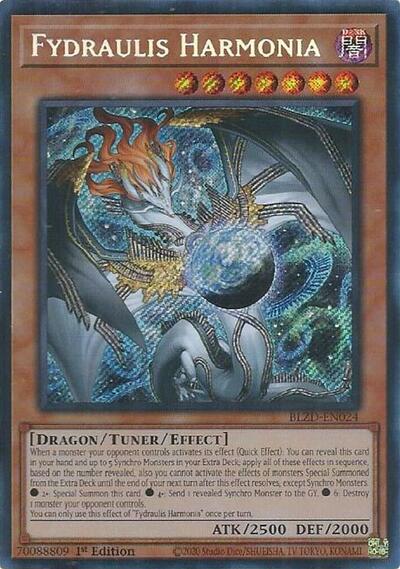 Fydraulis Harmonia (Secret Rare) [BLZD-EN024-SeR]