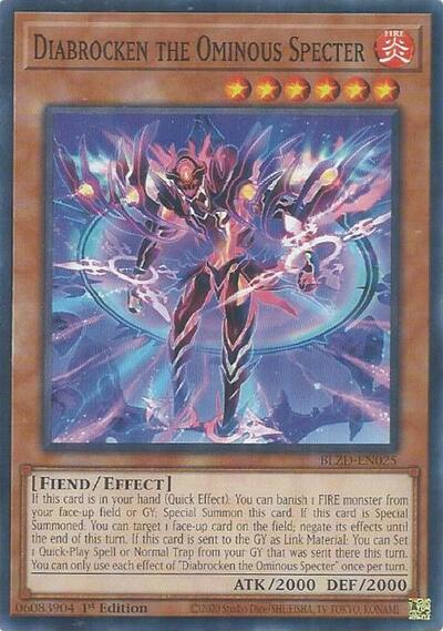 Diabrocken the Ominous Specter (Common) [BLZD-EN025-C]