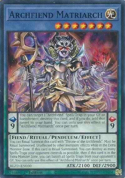Archfiend Matriarch (Common) [BLZD-EN030-C]