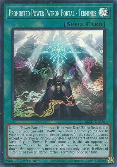Prohibited Power Patron Portal - Terminus (Super Rare) [BLZD-EN056-SuR]