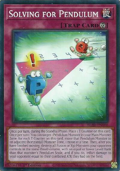 Solving for Pendulum (Common) [BLZD-EN080-C]
