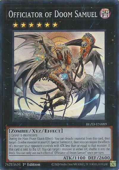 Officiator of Doom Samuel (Super Rare) [BLZD-EN089-SuR]