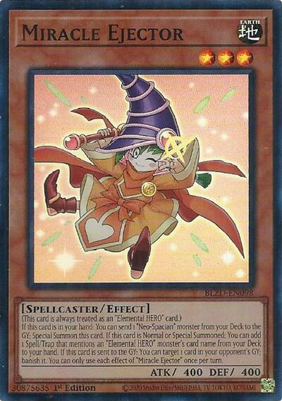 Miracle Ejector (Super Rare) [BLZD-EN098-SuR]