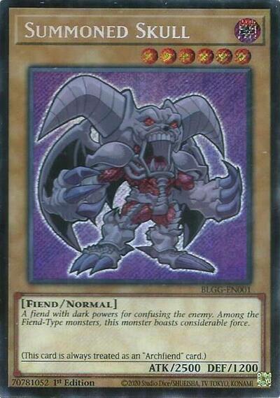 Summoned Skull (Secret Rare) [BLGG-EN001-SeR]