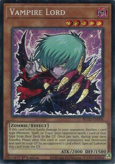 Vampire Lord (Secret Rare) [BLGG-EN004-SeR]