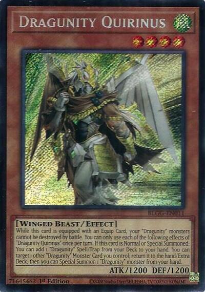 Dragunity Quirinus (Secret Rare) [BLGG-EN011-SeR]