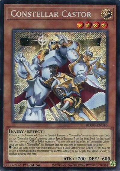 Constellar Castor (Secret Rare) [BLGG-EN016-SeR]