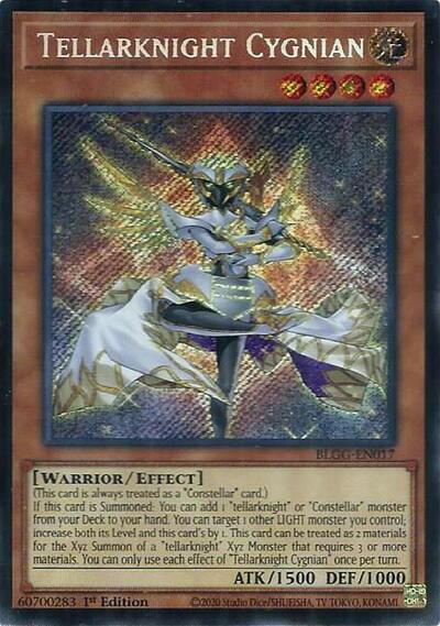 Tellarknight Cygnian (Secret Rare) [BLGG-EN017-SeR]