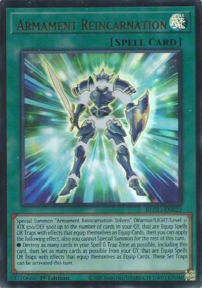 Armament Reincarnation (Ultra Rare) [BLGG-EN027-UR]