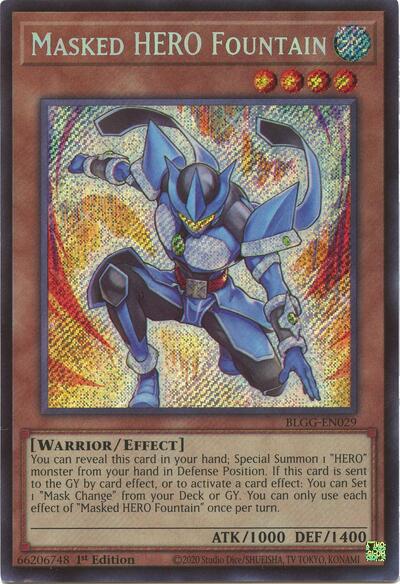 Masked HERO Fountain (Secret Rare) [BLGG-EN029-SeR]