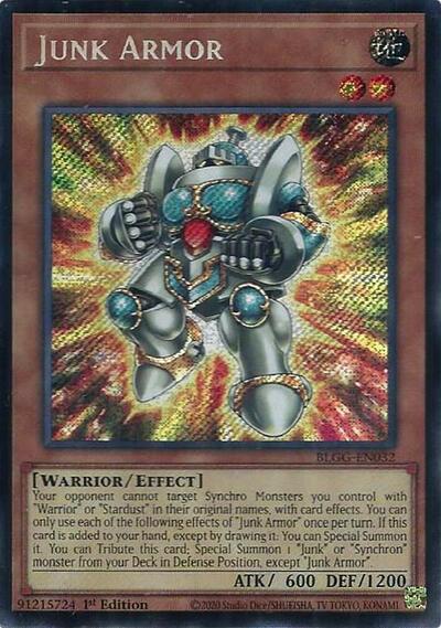 Junk Armor (Secret Rare) [BLGG-EN032-SeR]