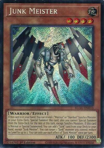 Junk Meister (Secret Rare) [BLGG-EN033-SeR]