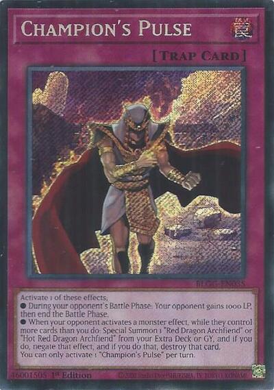 Champion's Pulse (Secret Rare) [BLGG-EN035-SeR]