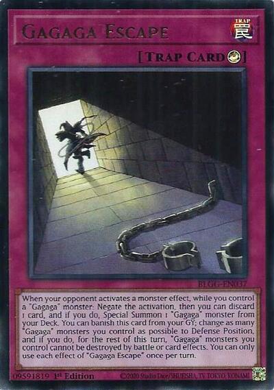Gagaga Escape (Ultra Rare) [BLGG-EN037-UR]
