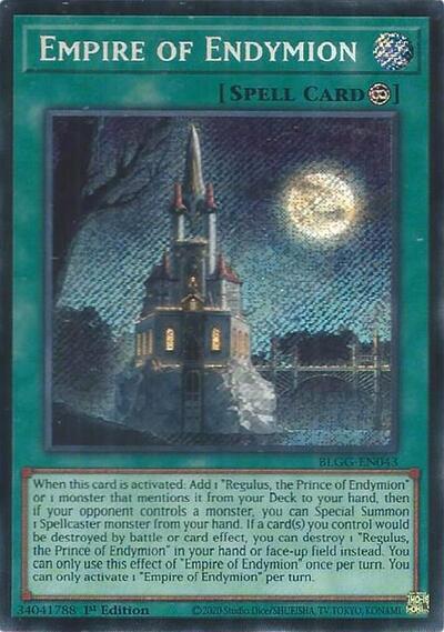 Empire of Endymion (Secret Rare) [BLGG-EN043-SeR]