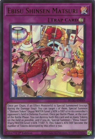 Ebisu Shinsen Matsuri (Ultra Rare) [BLGG-EN049-UR]