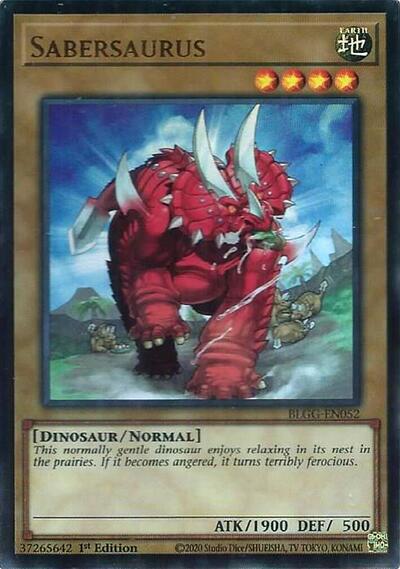 Sabersaurus (Ultra Rare) [BLGG-EN052-UR]