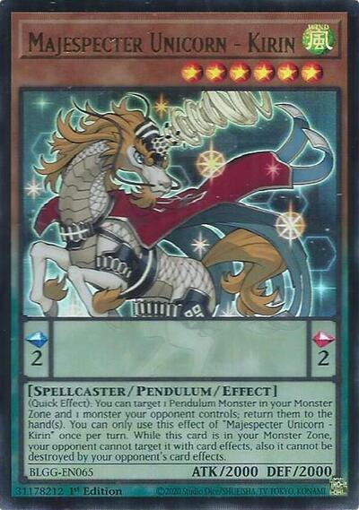 Majespecter Unicorn - Kirin (Ultra Rare) [BLGG-EN065-UR]