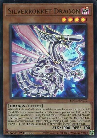 Silverrokket Dragon (Ultra Rare) [BLGG-EN072-UR]