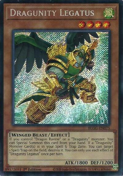 Dragunity Legatus (Secret Rare) [BLGG-EN075-SeR]