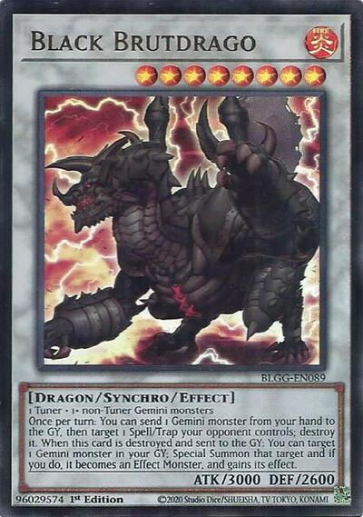 Black Brutdrago (Ultra Rare) [BLGG-EN089-UR]