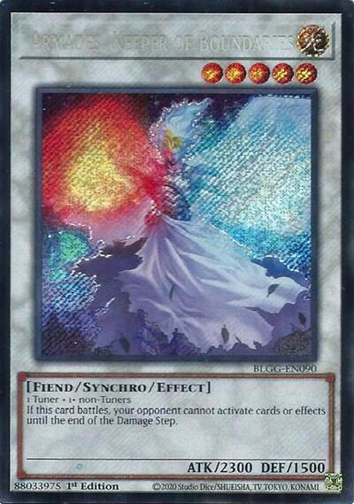 Armades, Keeper of Boundaries (Secret Rare) [BLGG-EN090-SeR]