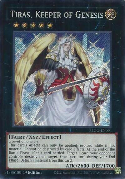Tiras, Keeper of Genesis (Secret Rare) [BLGG-EN094-SeR]