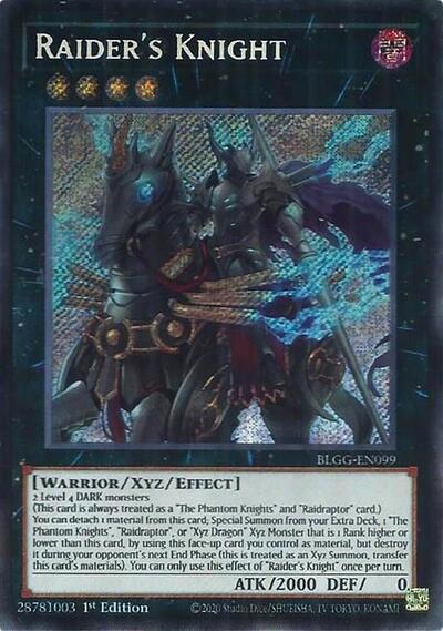 Raider's Knight (Secret Rare) [BLGG-EN099-SeR]