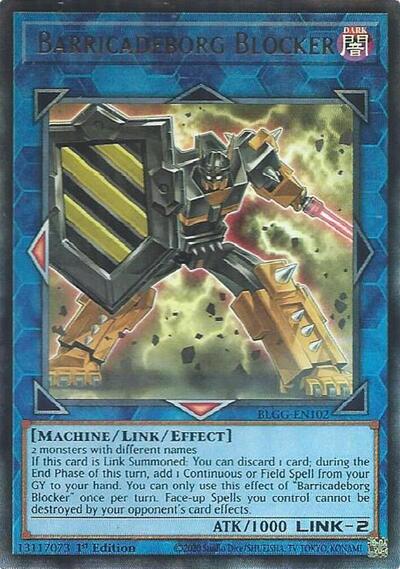 Barricadeborg Blocker (Ultra Rare) [BLGG-EN102-UR]