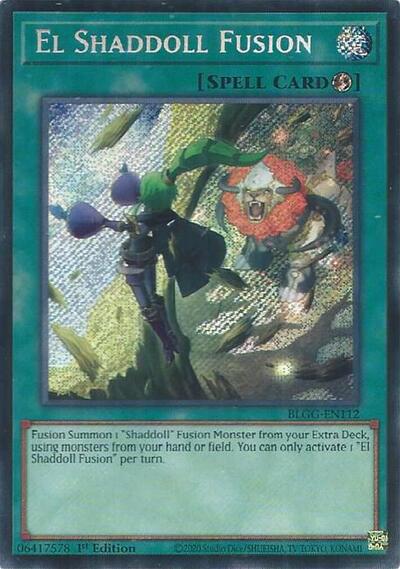 El Shaddoll Fusion (Secret Rare) [BLGG-EN112-SeR]