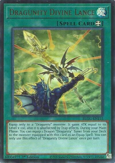 Dragunity Divine Lance (Ultra Rare) [BLGG-EN113-UR]