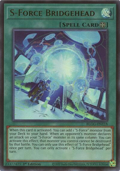 S-Force Bridgehead (Ultra Rare) [BLGG-EN118-UR]