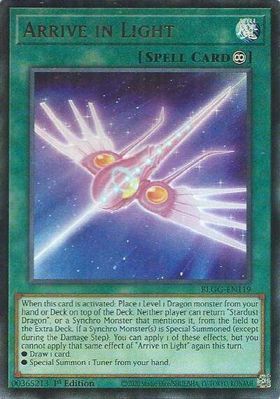 Arrive in Light (Ultra Rare) [BLGG-EN119-UR]