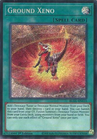 Ground Xeno (Secret Rare) [BLGG-EN123-SeR]