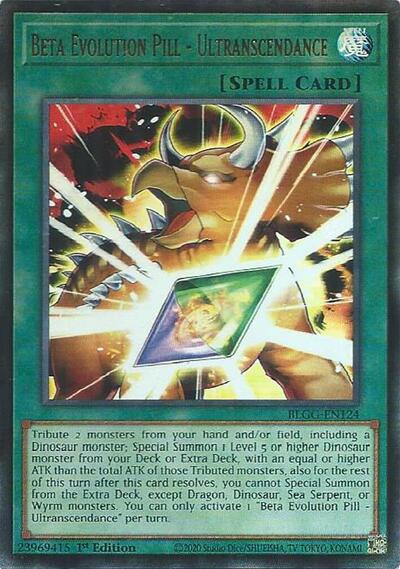 Beta Evolution Pill - Ultranscendance (Ultra Rare) [BLGG-EN124-UR]