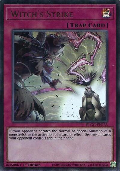 Witch's Strike (Ultra Rare) [BLGG-EN133-UR]