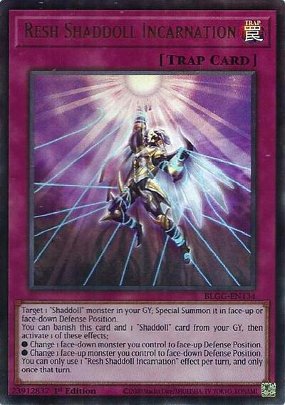 Resh Shaddoll Incarnation (Ultra Rare) [BLGG-EN134-UR]