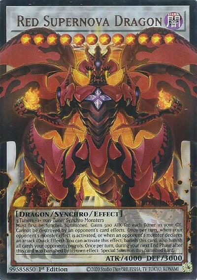 Red Supernova Dragon (Ultra Rare) [BLGG-EN139-UR]