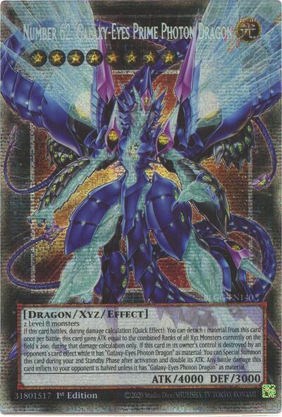 Number 62: Galaxy-Eyes Prime Photon Dragon (Starlight Rare) [BLGG-EN140-StR]