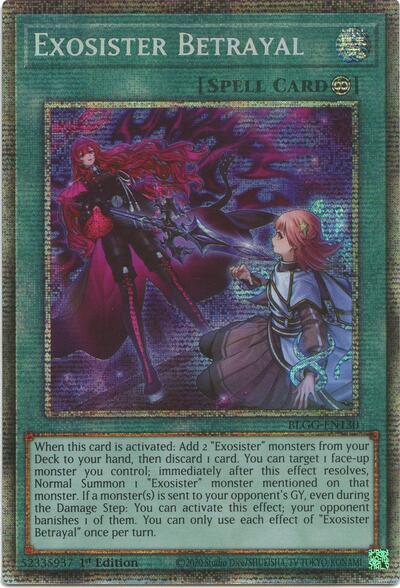 Exosister Betrayal (Starlight Rare) [BLGG-EN130-StR]