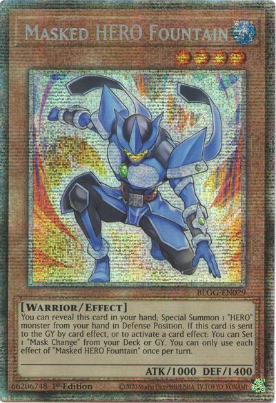 Masked HERO Fountain (Starlight Rare) [BLGG-EN029-StR]