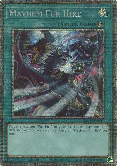 Mayhem Fur Hire (Starfoil Rare) [BLGG-EN116-SfR]