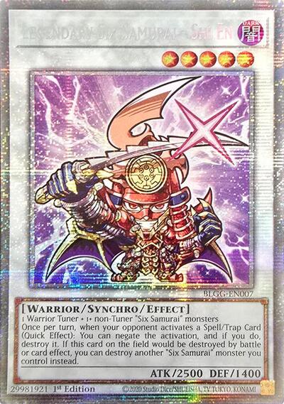 Legendary Six Samurai - Shi En (Starlight Rare) [BLGG-EN007-StR]