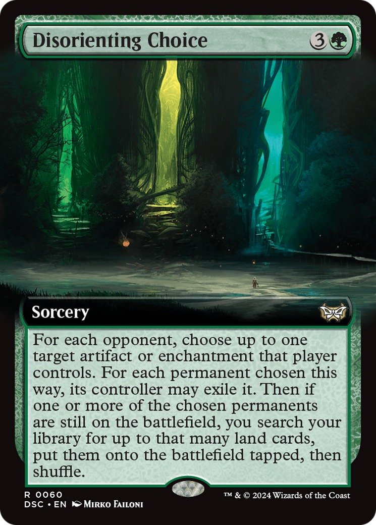 Disorienting Choice - Extended Art [DSC-60]